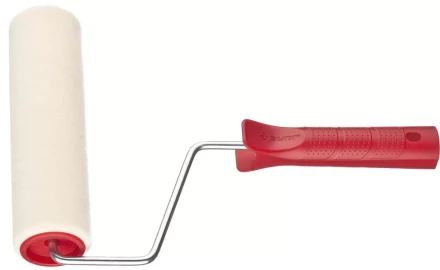 Валик ЗУБР &quot;МАСТЕР&quot; &quot;ВЕЛЮР&quot;, 100% шерсть, ворс 4мм, ручка 6мм, d=40/180мм 03535-18 купить в Губкинске