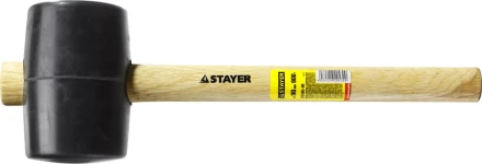 Киянка STAYER резиновая черная с деревянной ручкой, 900г 20505-90 купить в Губкинске