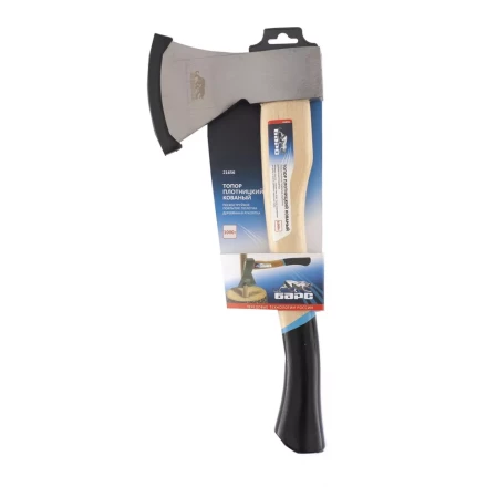 Топор плотницкий кованый деревянная рукоятка 800гр пескоструйное покрытие полотна БАРС 21654 купить в Губкинске