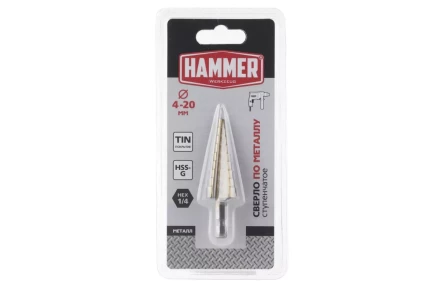 Сверло по металлу HAMMER Ф20х75мм (DR MT ST 4,0-20,0 мм*75/8мм) купить в Губкинске