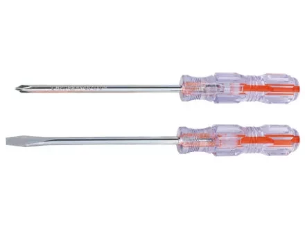 Отвертка Сrystal Ph2х 100 мм прозрачная рукоятка углерод. сталь SPARTA 134045 купить в Губкинске