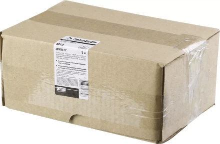 Гайка ЗУБР &quot;МАСТЕР&quot; DIN 6923 с фланцем, класс прочности 8, оцинкованная,  M12, 5кг 303630-12 купить в Губкинске