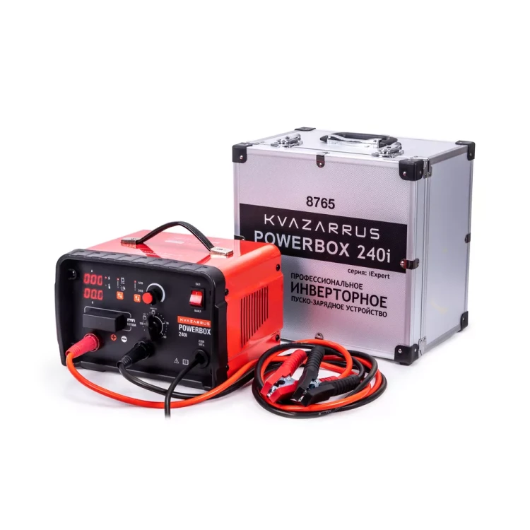 Инверторное пуско-зарядное устройство KVAZARRUS PowerBox 240i таймер и алюминиевый кейс купить в Губкинске