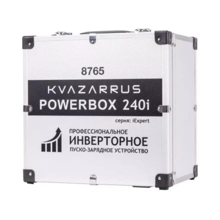 Инверторное пуско-зарядное устройство KVAZARRUS PowerBox 240i таймер и алюминиевый кейс купить в Губкинске