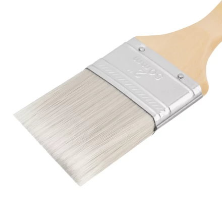 Кисть плоская для лаков &quot;Евро&quot; 2&quot;, искусственная щетина, деревянная ручка Matrix 83087 купить в Губкинске