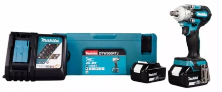 Аккумуляторный ударный гайковерт Makita DTW300RTJ (2 АКБ 5 Ач, ЗУ) купить в Губкинске