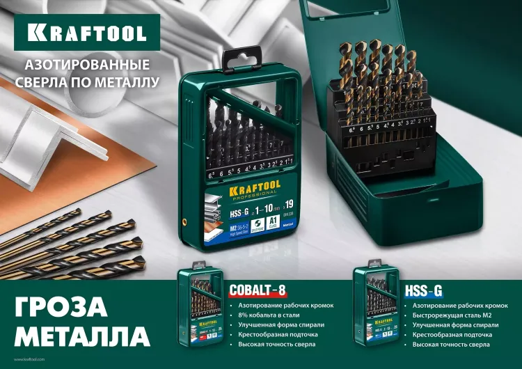 Сверла по металлу HSS-G Оберон 29651-1 купить в Губкинске