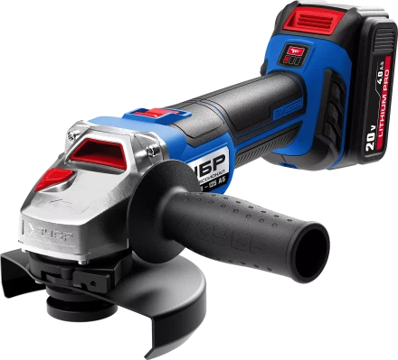 Машина углошлифовальная аккумуляторная BL-motor 2 АКБ AB-125-42 серия ПРОФЕССИОНАЛ купить в Губкинске