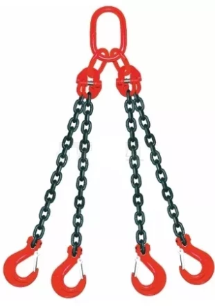 Строп цепной четырехветвевой 4СЦ 6.7 т L=1 м 8 кл купить в Губкинске