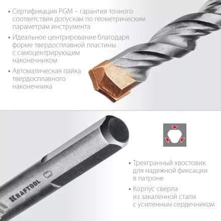 Сверла по бетону EXTREME Оберон 29166-085-05 купить в Губкинске