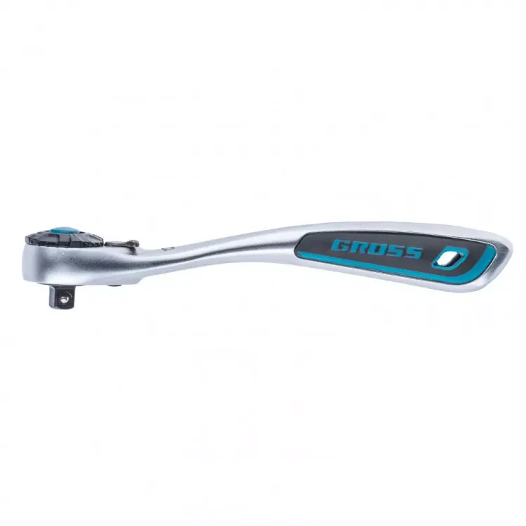 Ключ трещоточный 120 зубьев 1/4" Gross 14135 купить в Губкинске
