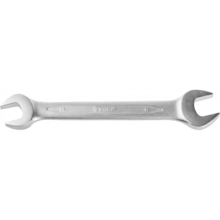 Ключ ЗУБР &quot;ПРОФИ&quot; гаечный рожковый, Cr-V сталь, хромированный, 13х14мм 27027-13-14 купить в Губкинске
