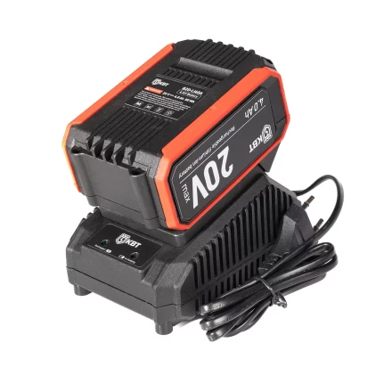 Угловая шлифмашина аккумуляторная бесщеточная КВТ GB-20-125 с оснасткой до 125 мм (102595) купить в Губкинске