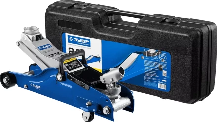 Домкрат гидравлический подкатной T65, 2,5т, 90-360мм, в кейсе, ЗУБР Профессионал 43057-2.5-K 43057-2.5-K купить в Губкинске