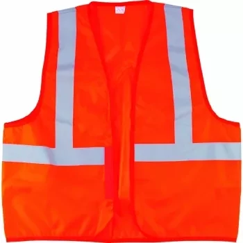 Жилет сигнальный, оранжевый, размер XXL  СИБРТЕХ 89514 купить в Губкинске