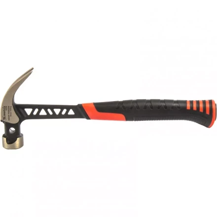 Молоток-гвоздодёр 450 г цельнокованый боек с магнитом MATRIX 10465 купить в Губкинске