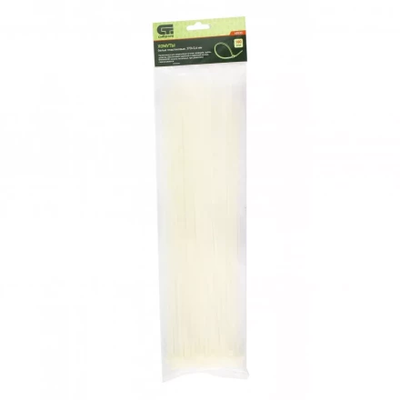 Хомуты 370х3,6 мм пластиковые белые 100 штук СИБРТЕХ 45533 купить в Губкинске