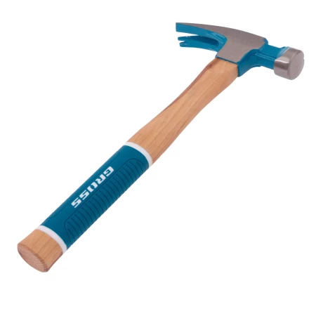 Молоток-гвоздодер,560 г Gross 10419, угол 75, магнит, обрезиненная рукоятка AMERICAN HICKORY купить в Губкинске