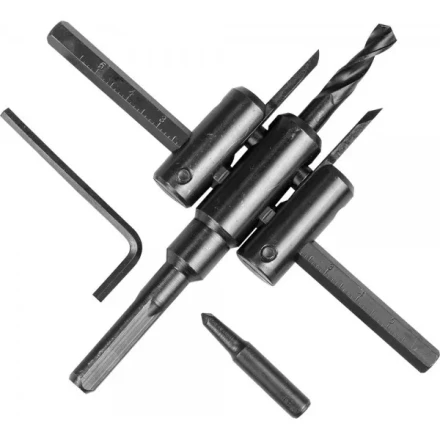 Сверло регулируемое, STAYER Profi 2944, двухрезцовое, по дереву, &quot;Балеринка&quot;, d=40-120мм 2944 купить в Губкинске