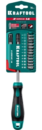 Набор: профессиональная отвертка X-Drive в наборе с битами 25814 купить в Губкинске