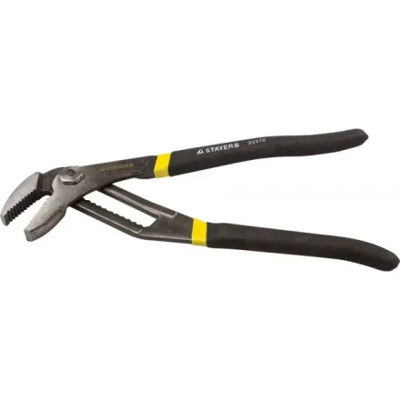 Клещи переставные &quot;HERCULES&quot;, хромированное покрытие, быстрый захват, двухкомпонентные ручки, 270мм, STAYER 22370_z01 купить в Губкинске