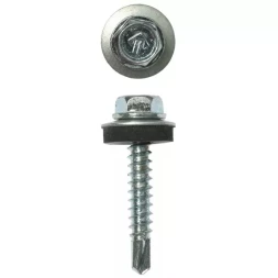 Саморезы ЗУБР "ПРОФЕССИОНАЛ" оцинков., для крепл. кров. матер. к дерев. обреш., 4.8х29мм, 2500шт 4-300310-48-029