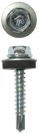 Саморезы ЗУБР &quot;ПРОФЕССИОНАЛ&quot; оцинков., для крепл. кров. матер. к дерев. обреш., 4.8х29мм, 2500шт 4-300310-48-029 купить в Губкинске