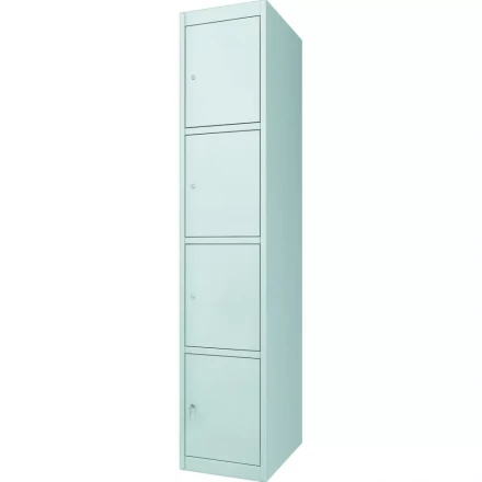 Шкаф металлический вещевой ШВ-4 4 двери замки 97418 купить в Губкинске