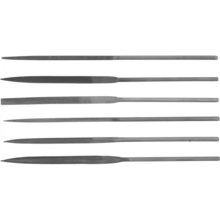 Набор DEXX: Надфили, улучшенная инструментальная сталь У10, 6шт 1604-H6 купить в Губкинске