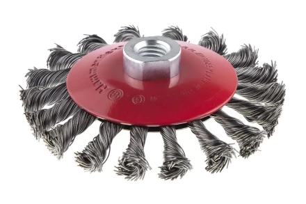 Кордщетка HAMMER тарелка 115мм для УШМ витая сталь (207-112) купить в Губкинске