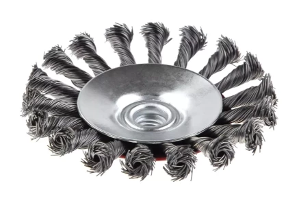 Кордщетка HAMMER тарелка 115мм для УШМ витая сталь (207-112) купить в Губкинске