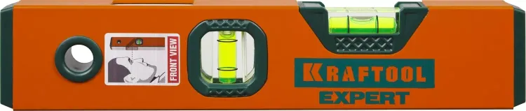 Уровень коробчатый "EXPERT", KRAFTOOL 34710-025, 2 ампулы, 0,5 мм/м, 250мм 34710-025_z01 купить в Губкинске