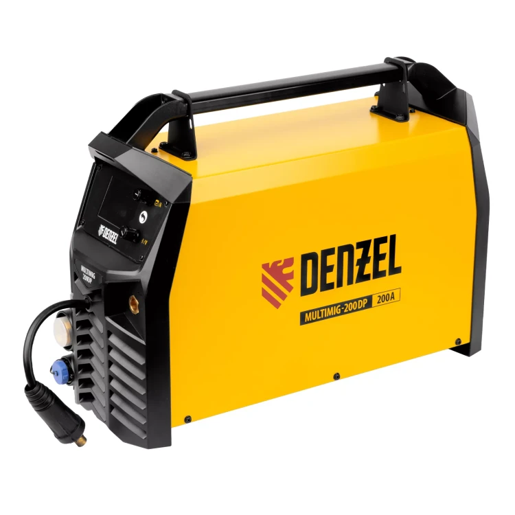 Аппарат инвертор. полуавтомат. сварки MultiMIG-200DP Synergy Double Pulse, 200 А, ПВ 80%// Denzel 94313 купить в Губкинске