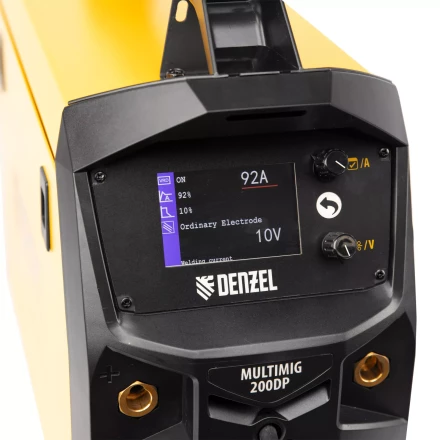 Аппарат инвертор. полуавтомат. сварки MultiMIG-200DP Synergy Double Pulse, 200 А, ПВ 80%// Denzel 94313 купить в Губкинске