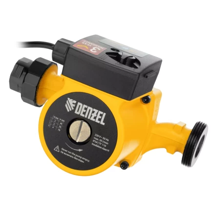 Циркуляционный насос CP25-4, напор 4 м, 50 л/мин, 1 м кабель, монт. длина 180 мм Denzel 99410 купить в Губкинске