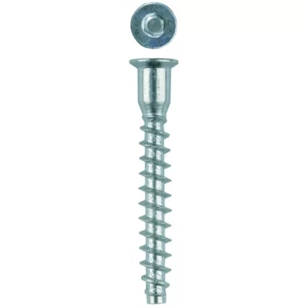 Винт-конфирмат ЗУБР оцинкованный, шестигранный шлиц, 7,0ммх50мм, 2000шт 4-308050-70-050 купить в Губкинске