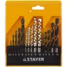 Набор STAYER "STANDARD": Сверла комбинированные, дерево (4-5-6-8-10мм), металл (2-3-4-6-8мм), бетон (4-5-6-8-10мм), 16 предметов 29720-H16 купить в Губкинске