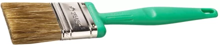 Кисть плоская ЗУБР ЭКСПЕРТ 2в1 БСГ-70 быстросъем голова с переменн углом, тип ЛАЗУРЬ смешанн щетина, пласт ручка, 50мм 4-01070-050 купить в Губкинске