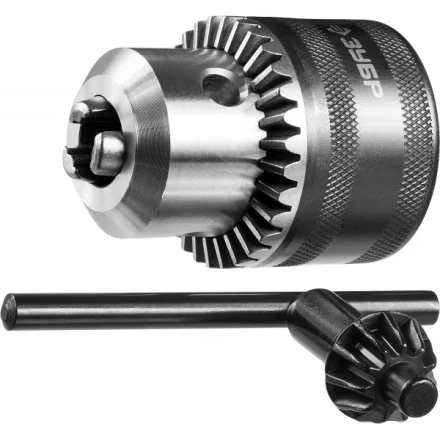 Патрон ЗУБР &quot;ЭКСПЕРТ&quot; цельнометаллический для дрели, с ключом, 16мм, 1/2&quot; 2908-16-1/2 купить в Губкинске