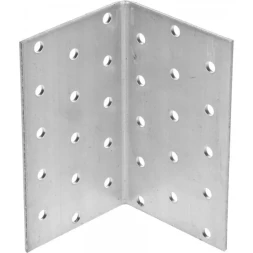 Крепежный угол ЗУБР &quot;МАСТЕР&quot; равносторонний, 100х60х60мм, 20шт 310205-100-060