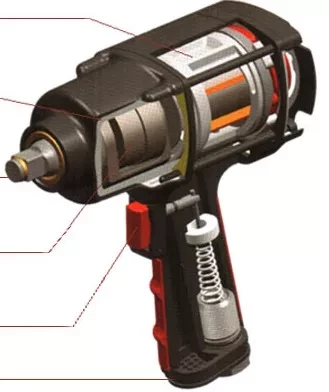 Пневмогайковерт SCORPIO YU-1285TH купить в Губкинске