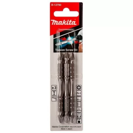 Биты Makita PZ2 85мм 3шт, 2-х сторонние (B-12790) купить в Губкинске