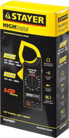 Токоизмерительные клещи STAYER &quot;EXPERT&quot; HIGHDigital 59820 купить в Губкинске