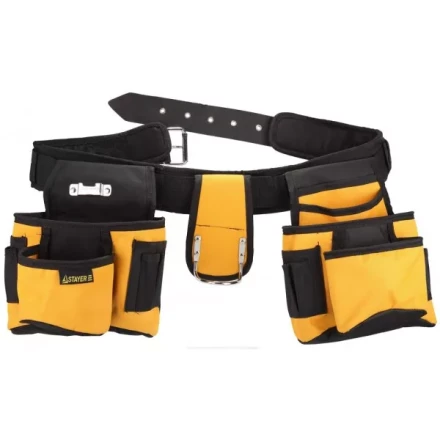 Пояс STAYER для инструментов, нейлоновый, 18 карманов 38612 купить в Губкинске