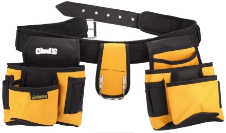Пояс STAYER для инструментов, нейлоновый, 18 карманов 38612 купить в Губкинске