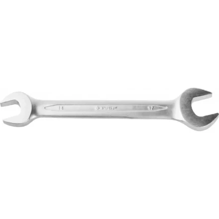 Ключ ЗУБР &quot;ПРОФИ&quot; гаечный рожковый, Cr-V сталь, хромированный, 14х17мм 27027-14-17 купить в Губкинске