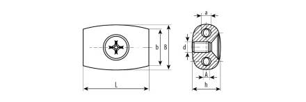 Зажимы троса Бочонок пакет серия МАСТЕР купить в Губкинске