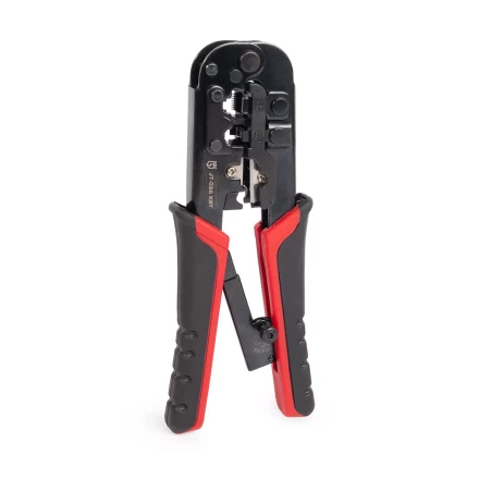 Кримпер многофункциональный КВТ JT-03А с 3 встроенными модулями для обжима RJ-45, RJ-12, RJ-11, RJ-22 (89228) купить в Губкинске