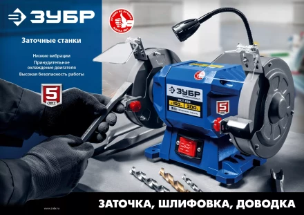 ЗУБР d 200, 500 Вт, заточной станок, Профессионал (ПСТ-200) купить в Губкинске