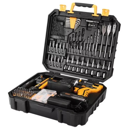 Дрель аккумуляторная DEKO DKCD20FU-Li, 063-4179 + набор 193 аксессуара купить в Губкинске